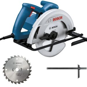 Bosch Professional GKS 130 Circular Saw | 1300W Electric Circular Saw with 184mm Blade for Wood Cutting